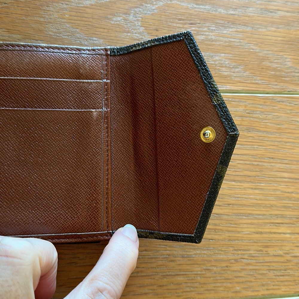 🤎 Vintage Louis Vuitton Monogram Double Snap Wallet - Picture 7 of 16